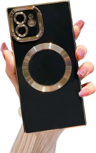 Vista 106 de Owncase Funda Magnética para iPhone 11, (Compatible con MagSafe) (Protección Completa de Lente de Cámara) (Esquinas Reforzadas) Funda Parachoques