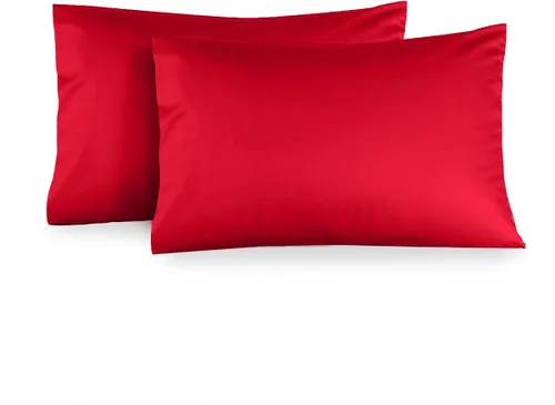 Vista 8 de Royal Tradition Juego de 2 fundas de almohada de viscosa de bambú, juego de 2 fundas de almohada estándar/Queen, color beige sólido, súper suave