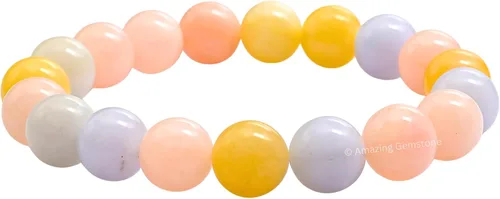 Vista 277 de Amazing Gemstone Crystal Bracelet for Women Men's Gifts - Protection Healing Crystal Bracelet - 8mm Gemstone Beaded Stretchable Bracelet Pulseras