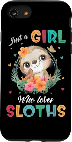 Vista 18 de Just a Girl Who Loves Sloths Case for iPhone 17