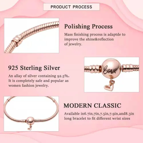 Vista 5 de MICOO Pulsera de plata de ley 925 con dije de mariposa y cadena de serpiente, pulsera contra el mal de ojo con circonitas cúbicas 5A para mujer