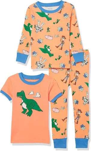 Vista 7 de Amazon Essentials Conjunto de pijama de algodón ajustado para niños