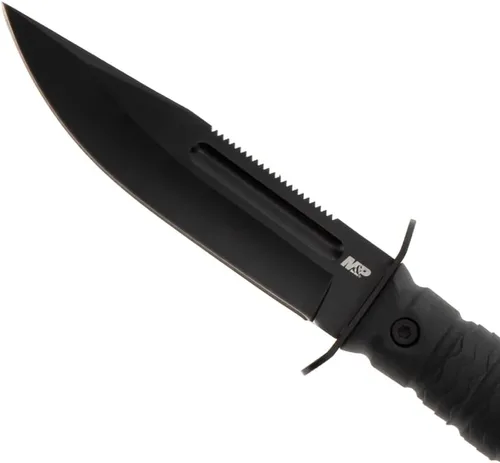 Vista 3 de Smith & Wesson M&P Special Ops Survival Knives with Full-Tang Construction, 5"-7", Black Oxide Coated Stainless Steel Blade, For Tactical, Survival