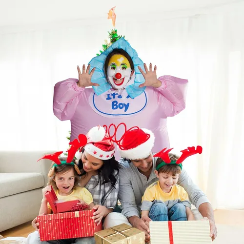 Vista 7 de Disfraz inflable para adulto, divertido dinosaurio de Halloween, disfraz de hombre para mujer, para hombres, mujeres, parejas