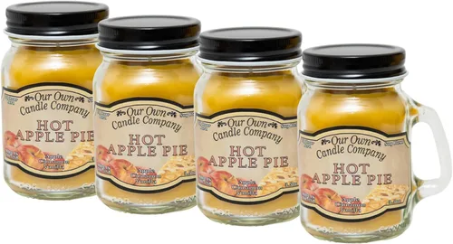 Vista 36 de Grandma's Kitchen - Mini vela perfumada en tarro Mason de Our Own Candle Company, 3.5 onzas (paquete de 4)