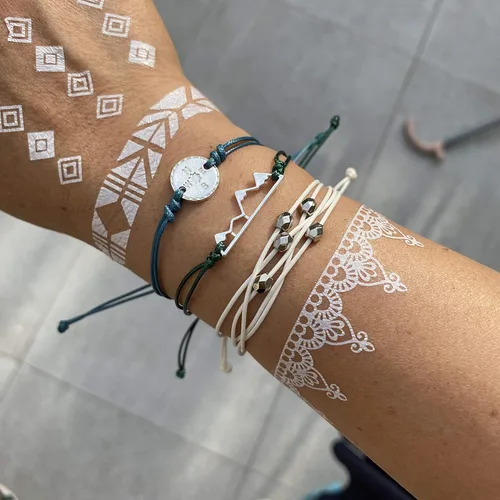 Vista 9 de Sunflower String Bracelet for Teen Girls Handmade Braided Rope Boho Bracelet Adjustable Waterproof Surfer Bracelet Aesthetic Strand Beach Bracelets