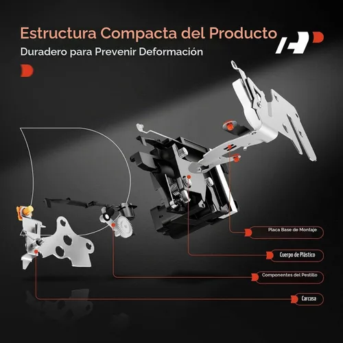 Vista 4 de A-Premium Actuador de pestillo de cerradura de puerta compatible con Cadillac Escalade 2000-2007 y Chevy Chevrolet Silverado Avalanche Suburban