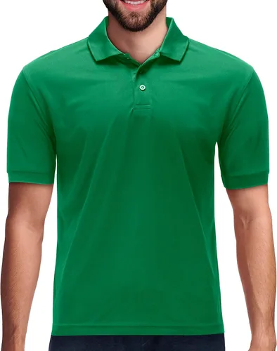 Vista 88 de Premium Wear - Camisetas tipo polo para hombre, con gran absorción de humedad