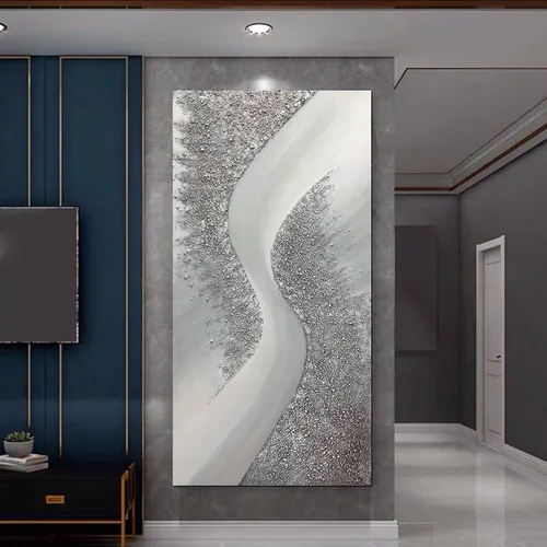 Vista 6 de Yotree Pinturas, 24x48 Pulgadas De Pinturas Al Óleo De La Mano De Pintura 3D Arte De Arte De Madera Dentro Enmarcado Colgante De La Decoración De La