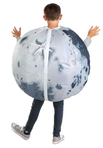 Vista 2 de Disfraz inflable de Luna para niños Multicolor
