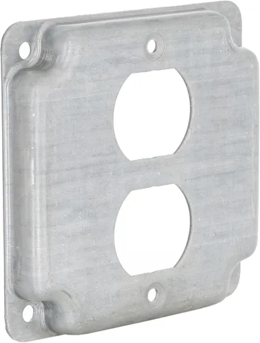 Vista 7 de Hubbell-Raco 800C 1 Toggle - Cubierta de trabajo cuadrada expuesta de 4 pulgadas