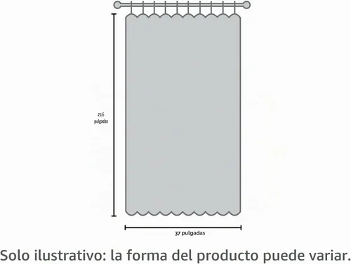 Vista 9 de MIULEE Cenefa Beige para Ventana para Fiesta - Cortina Transparente Cenefa Superior Tratamiento de Ventana Cortinas Decorativas para Arco de Boda