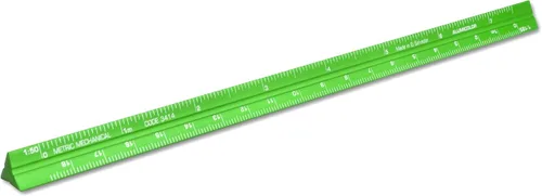 Vista 31 de Alumicolor Regla Métrica de Bolsillo para Arquitecto de Aluminio, 15CM, Negro