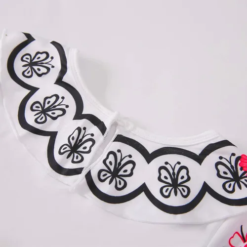 Vista 4 de Akokvlar Vestido de disfraz de princesa para niñas conjunto de disfraces de princesa para Halloween