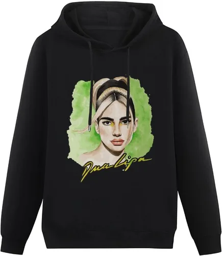 Vista 2 de Sudadera casual con capucha de manga larga para mujer