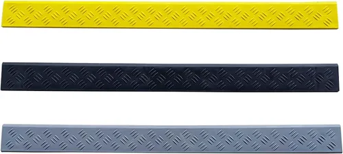 Vista 4 de Non-Slip Wheelchair Threshold Ramp, Scooter Mobility Threshold Ramps for Doorway Indoor or Outdoor, Bathroom, Garage and Supermarket Entrance, Grigio