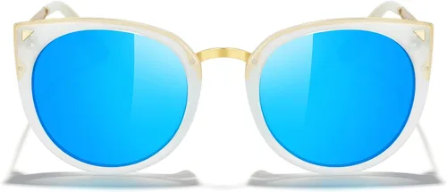 Vista 15 de MERRY'S Gafas de sol para niñas en forma de ojos de gato, gafas de sol polarizadas para niños S7001