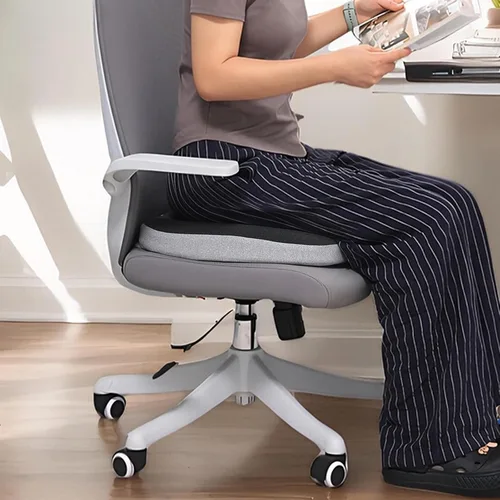 Vista 6 de Cojín del asiento de oficina de la espuma de la memoria, cojín de la silla de oficina de la espuma Ergonomic Coccyx Cushion for Sciatica Pain