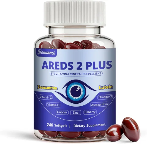 Vista 9 de AREDS 2 Plus - Suplementos de vitamina para los ojos, luteína y zeaxantina
