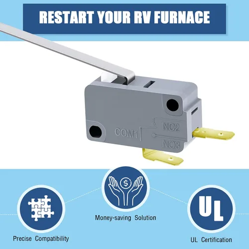 Vista 2 de Dreyoo 232261 - Interruptor de repuesto compatible con horno Suburban RV, interruptor de transferencia de bajo flujo de aire para horno de cámper