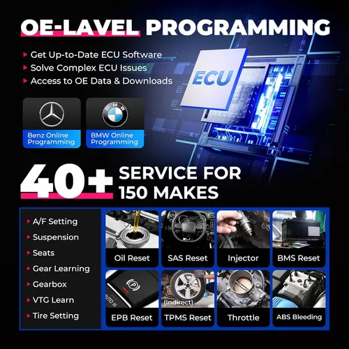 Vista 7 de Autel MaxiSYS MS909EV: 205 Igual que MS908S PRO II OBD2 Escáner de diagnóstico de coche, servicio de 38+, prueba activa, diagnóstico de todo