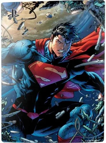 Vista 2 de Skinit Decal Gaming Skin Compatible with PS5 Bundle - Officially Licensed DC Comics Superman Unchained #1 Original Cover Design