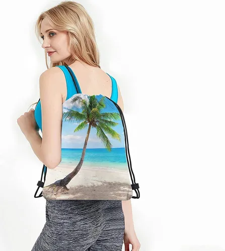 Vista 4 de Bolsas con cordón de llama, mochila y bolsa de gimnasio con cordón, Multi-a191, Mochilas de viaje