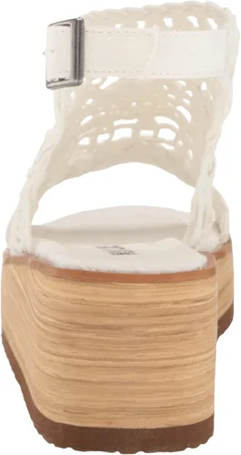 Vista 3 de MUK LUKS Sandalias de cuña alta voladoras para mujer