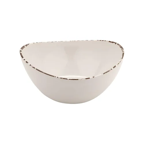 Vista 7 de G.E.T. B-115-AW Tazón Grande de Melamina para Servir, 4 Cuartos, Blanco Americano