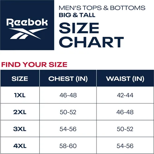 Vista 6 de Reebok Ropa interior para hombre, calzoncillos tipo bóxer de alto rendimiento (6 unidades) (2XL - 4XL)