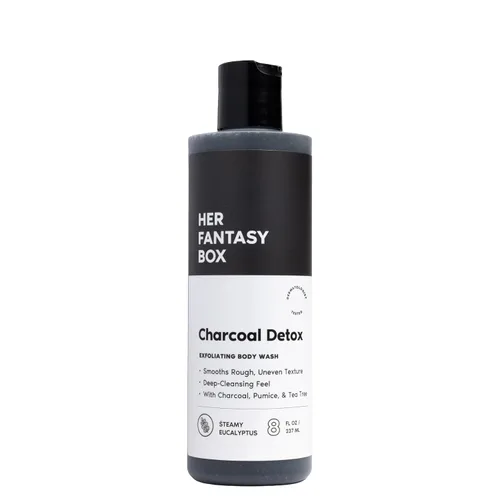 Vista 8 de Her Fantasy Box Gel de baño hidratante con vitaminas corporales: limpiador multivitamínico con vitaminas A, B6, C y E, hidratante y pH equilibrado