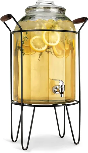 Vista 16 de Paquete de 2 dispensadores de bebidas de 2 galones para fiestas, dispensadores de bebidas para fiestas, dispensadores de bebidas originales Mason
