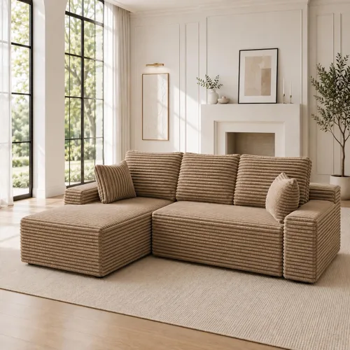 Vista 11 de Sofá modular Cloud de 104 pulgadas, cómodo sofá en forma de L con asiento profundo, sofás tapizados modernos para sala de estar y dormitorio,