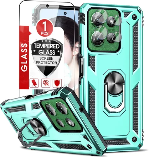Vista 282 de LeYi Funda para Moto G Stylus 2022 4G (no compatible con 5G), funda para Moto G Stylus con 2 protectores de pantalla, funda protectora de grado Oro