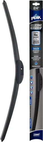 Vista 17 de PEAK Silicone Platinum - Limpiaparabrisas delantero de 13 pulgadas, limpiaparabrisas de repuesto con conector universal, paquete de 1 unidad