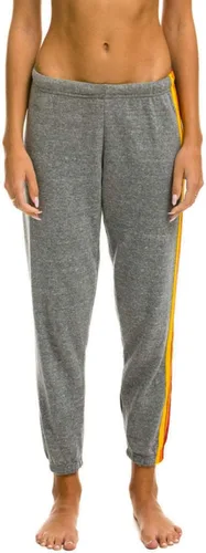Vista 3 de SRASALL Pantalones deportivos Y2k a rayas laterales para yoga, correr, pantalones deportivos ligeros con cintura elástica y arcoíris