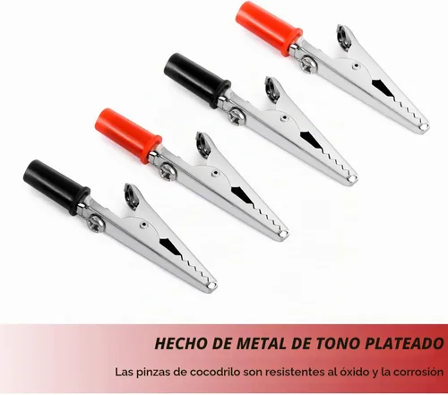 Vista 7 de Nilight - 50052R 60pcs Metal Alligator Clip Clamp Surtido de Cable de Prueba Eléctrica Abrazadera de Batería Conector de cocodrilo Conector Surtido