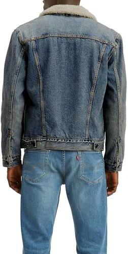 Vista 2 de Levis - Chaqueta de sherpa estilo camionero para hombre