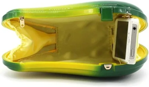 Vista 3 de Shiratori Bolso de noche de la PU de las mujeres de la forma del mango