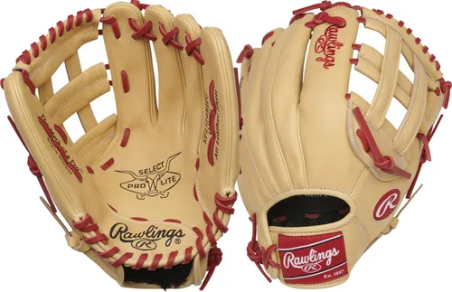 Vista 21 de Rawlings Guante de béisbol juvenil Select PRO LITE Modelos Pro Player Tamaños 10.5 a 12.25 pulgadas Múltiples estilos