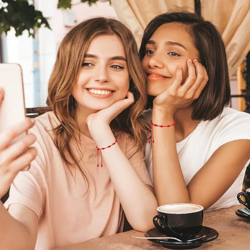 Vista 11 de Pulsera de protección con 7 nudos de protección, pulseras ajustables para mujer