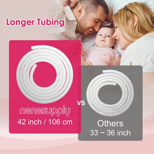 Vista 3 de Nenesupply Tubería compatible con Spectra S2 Spectra S1 Spectra 9 Plus Reemplazar Spectra Tubing Ameda Tubing Avent Tubing Reemplazar las piezas