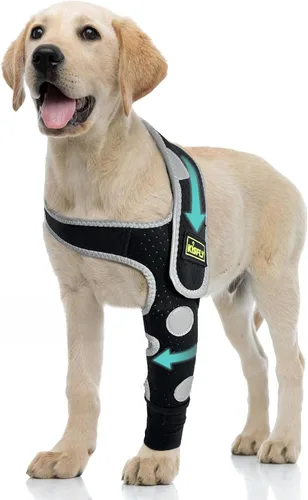 Vista 19 de Codera para perro y pierna delantera para perro para dejar de lamer, protector de codo de perro y coderas de higroma para perros, mangas