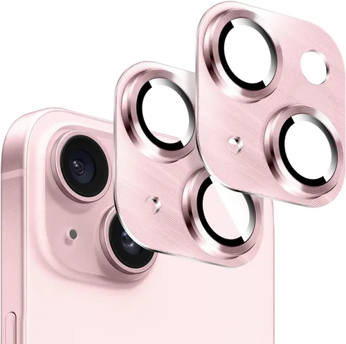 Vista 11 de Kucheed 2 protectores de lente de cámara para iPhone 11, aluminio de metal de una pieza con textura 3D, decoración diseñada para decoración