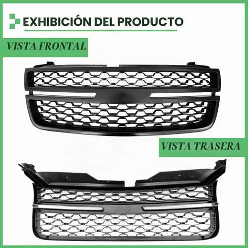 Vista 3 de Rejilla superior delantera para Chevy Silverado 1500 2500HD 3500