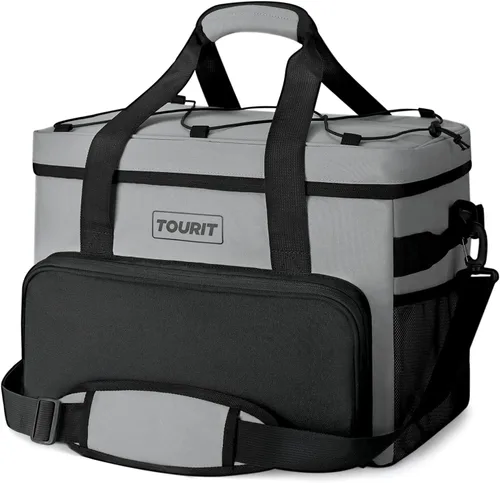 Vista 13 de TOURIT Bolsa de enfriador suave pequeña aislada, bolsa de enfriador de almuerzo de 24/35/46 latas, caja de hielo, enfriadores portátiles y a prueba