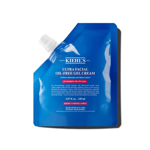 Vista 6 de Kiehl's Ultra Facial - Hidratante sin aceite en gel para piel grasa a normal, reduce el brillo, hidrata la piel durante 24 horas, minimiza