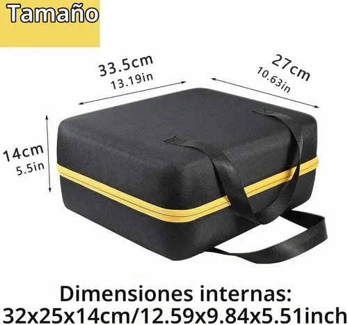 Vista 6 de Funda rígida Khanka de reemplazo para inflador de neumáticos DEWALT DCC020IB de 20 V Max