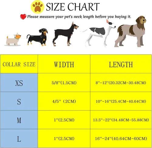 Vista 7 de Elegant little tail Collar para perro, collar de Navidad ajustable para perros pequeños, medianos y grandes, collares suaves para cachorros