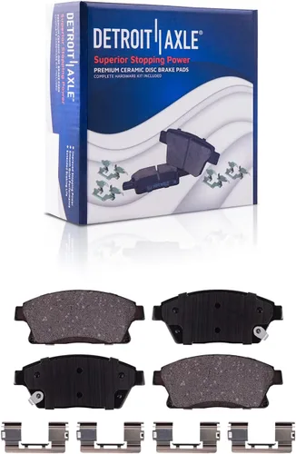 Vista 71 de Detroit Axle - Pastillas de freno para Avalanche Express Suburban Savana Yukon XL 1500 Chevy Tahoe GMC Cadillac Escalade, Pastillas de freno